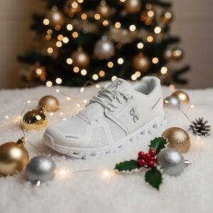 On Women's White Athletic Shoes